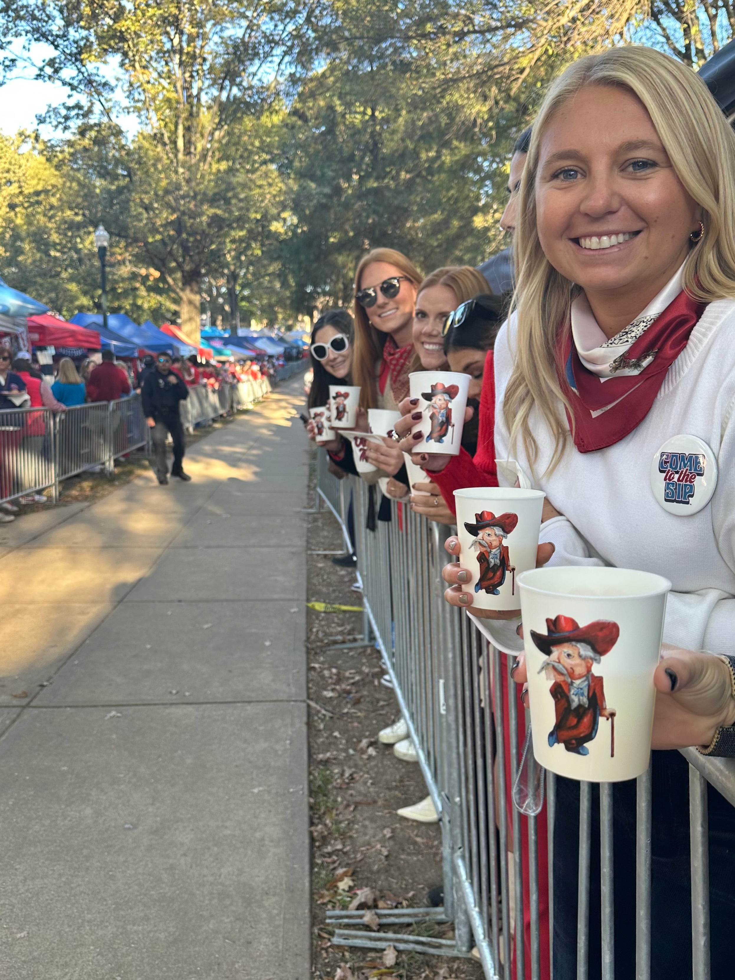 Ole Miss Colonel Rebel Reusable Tailgate Cups by FOSTER