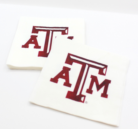 Texas A&M Beverage napkins