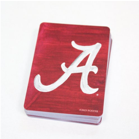 University of alabama playing cards by FOSTER