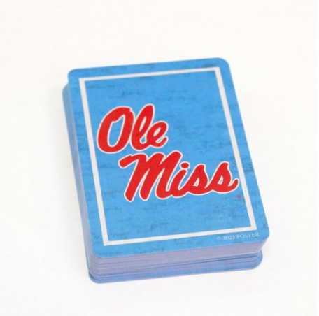 Ole Miss FOSTER Playing Cards, standard poker size playing cards