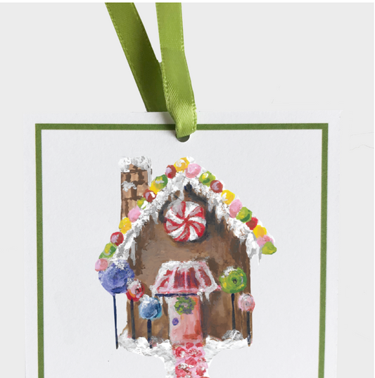 Gingerbread House Gift Tag Set