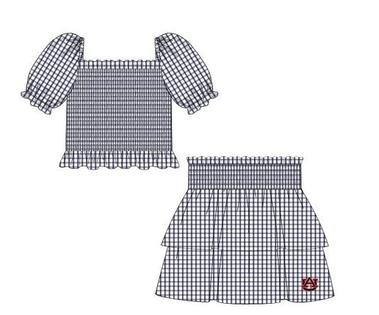 Officially Licensed Auburn Skirt Set