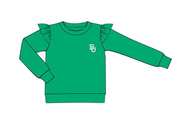 Officially Licensed Baylor Ruffled Sweatshirt