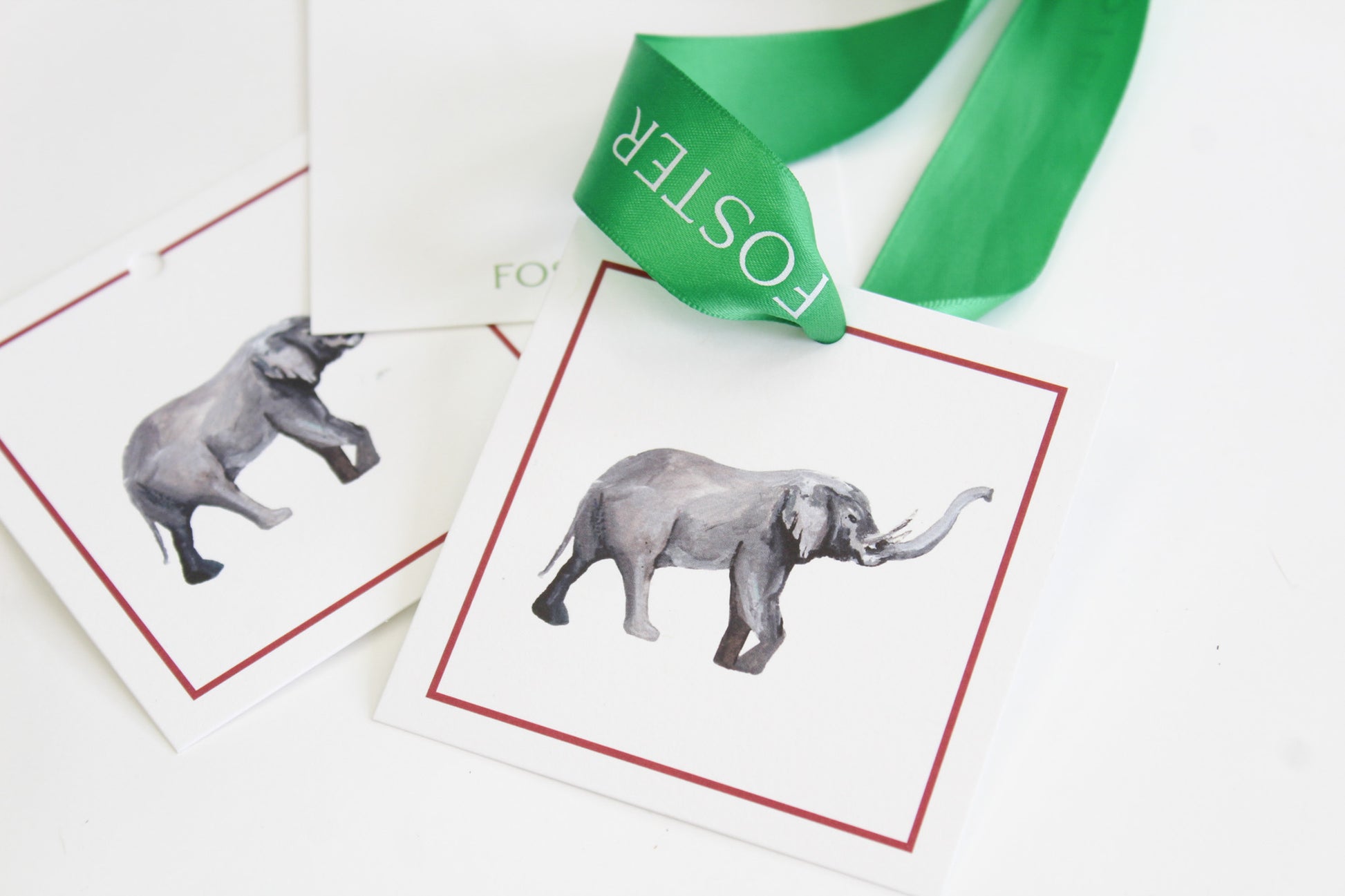 Alabama Elephant Roll Tide gift tags by FOSTEr