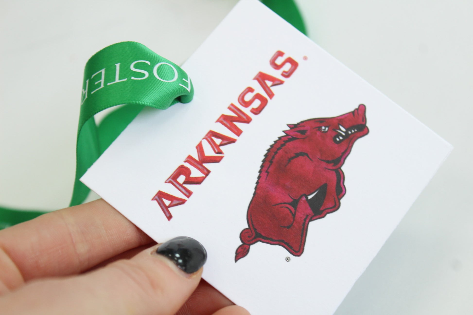 University of Arkansas Razorback gift tags