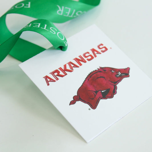 University of Arkansas razorbacks gift tags by FOSTER
