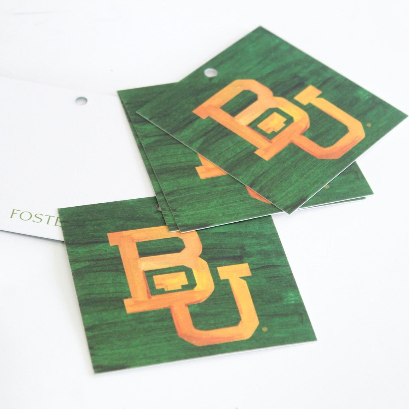 Baylor Bears Gift Tag Set. Great for Baylor graduation.