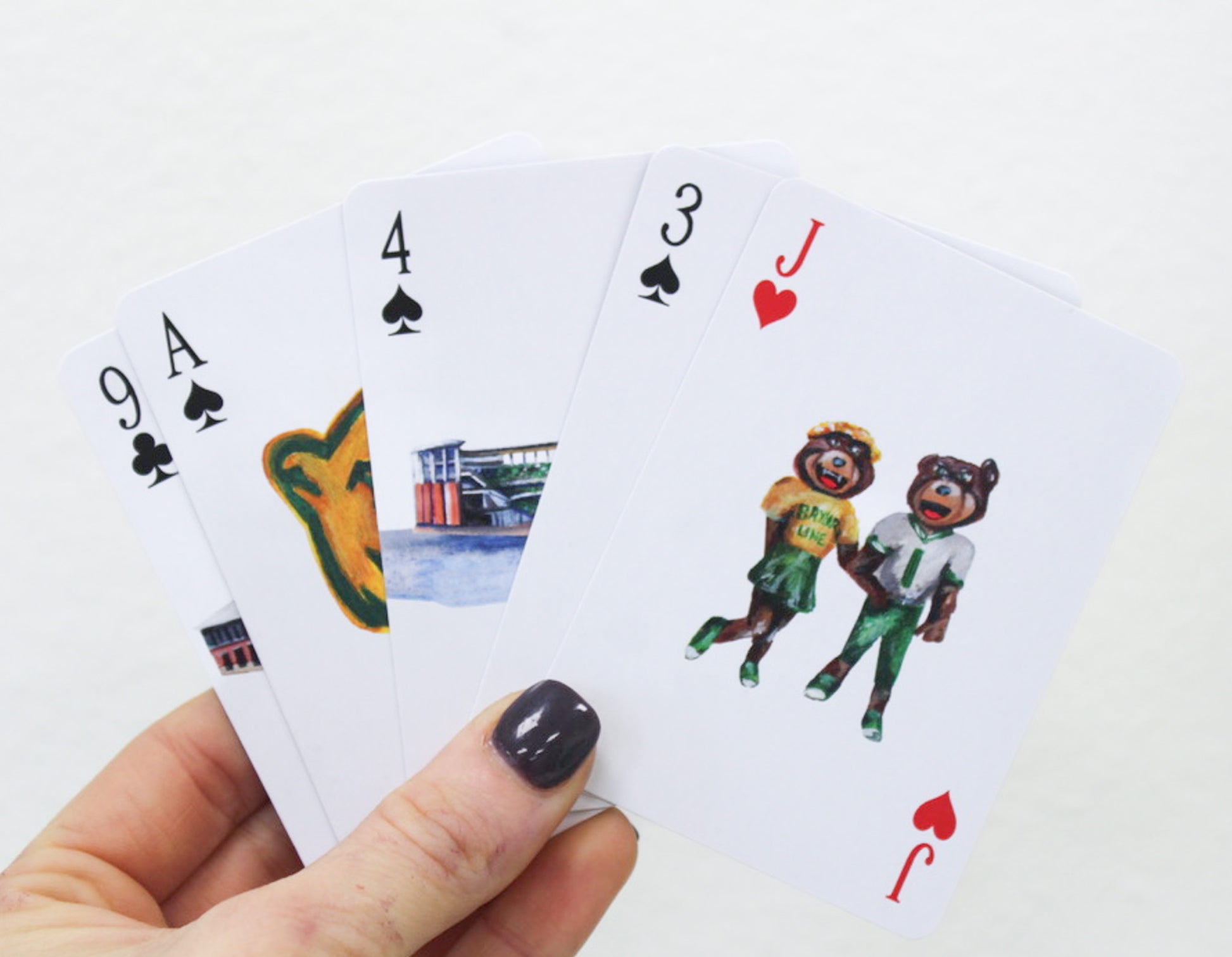 Baylor playing cards by FOSTER