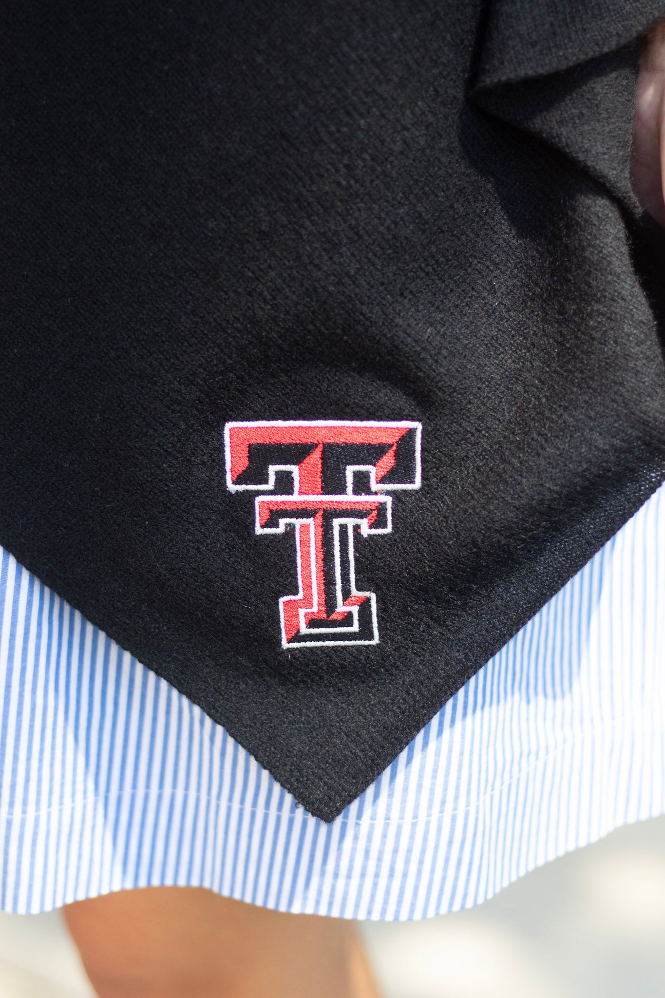 Texas Tech Collegiate Cashmere Poncho by FOSTER