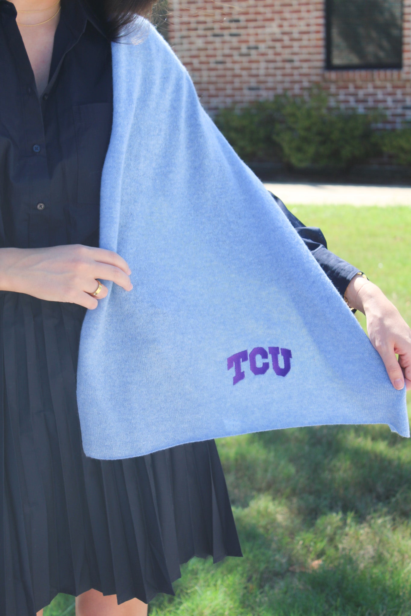 TCU Horned Frogs Collegiate Cashmere Scarf by FOSTER