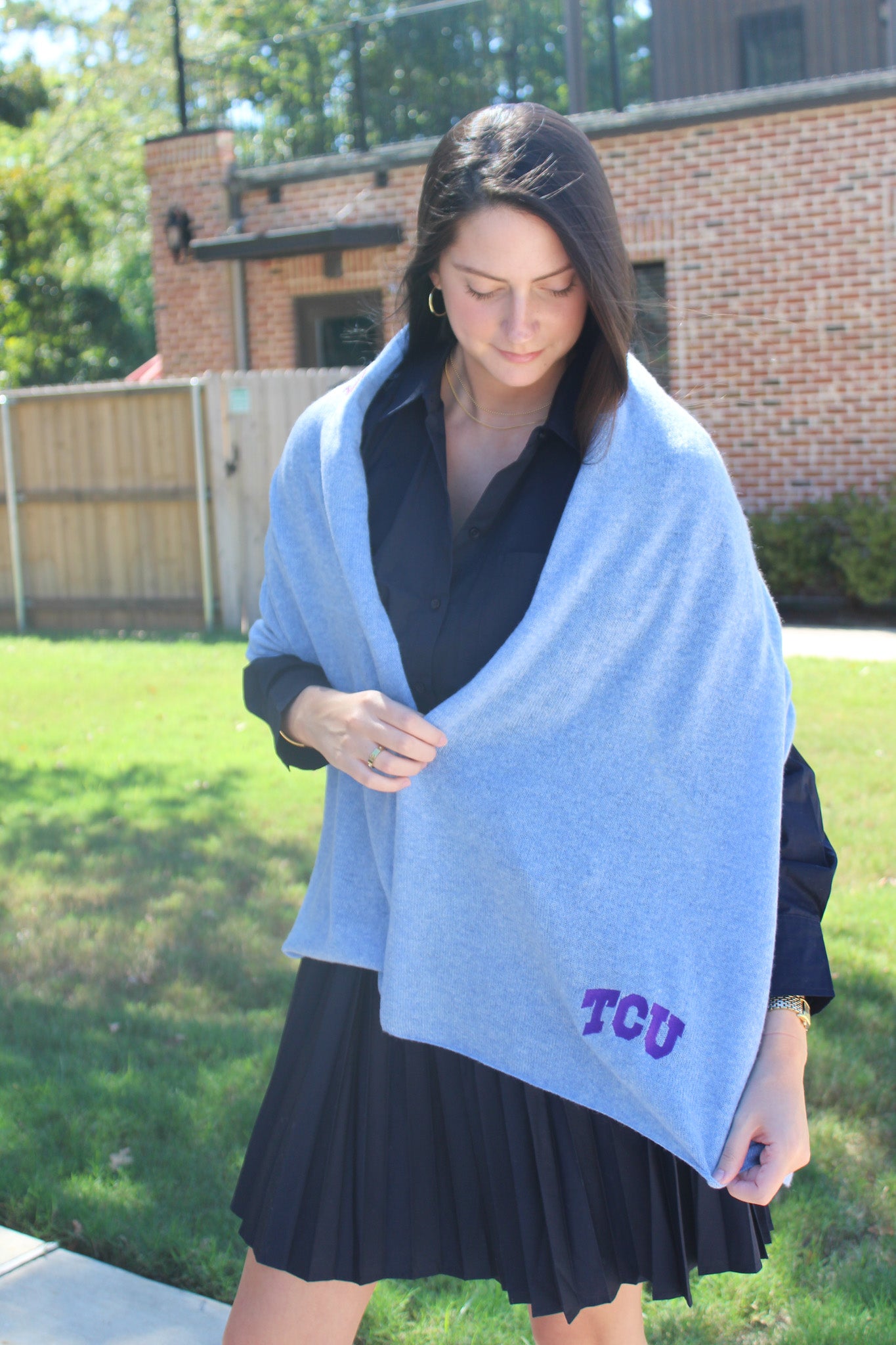 TCU Horned Frogs Collegiate Cashmere Scarf by FOSTER