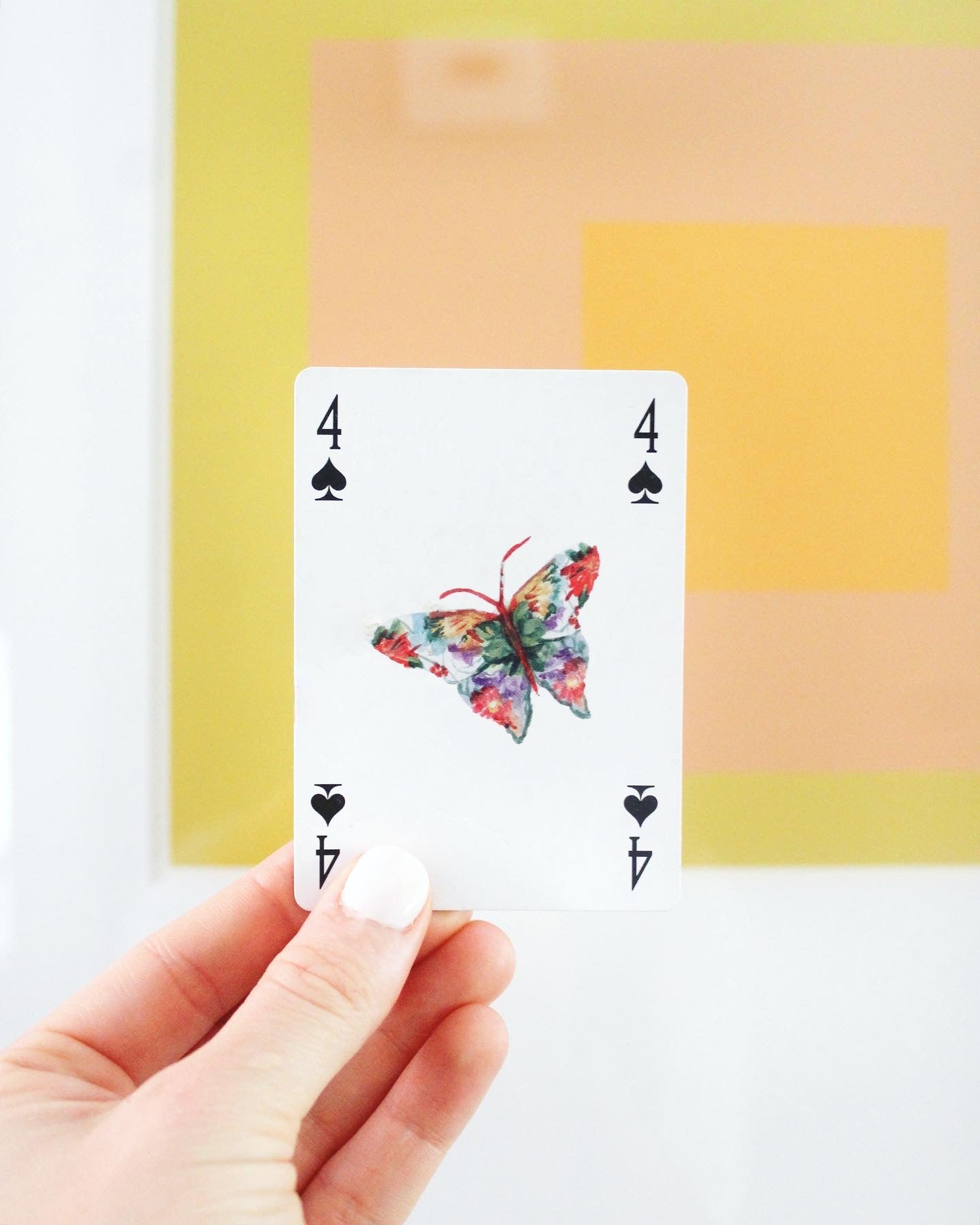 Butterfly playing cards by FOSTER