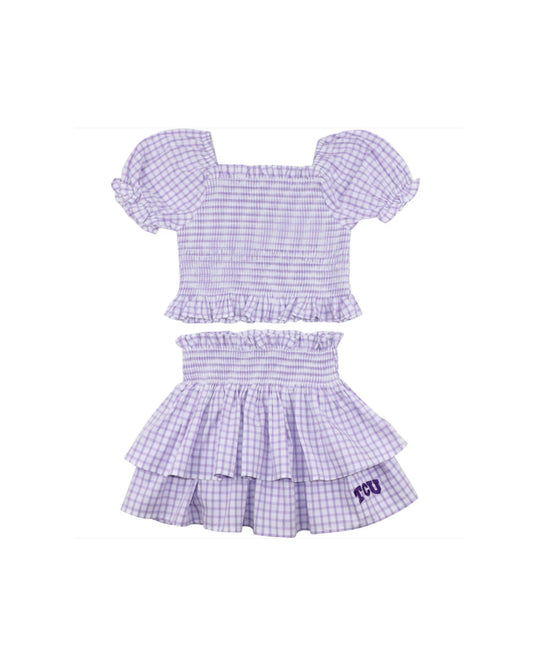 Officially Licensed TCU Skirt Set