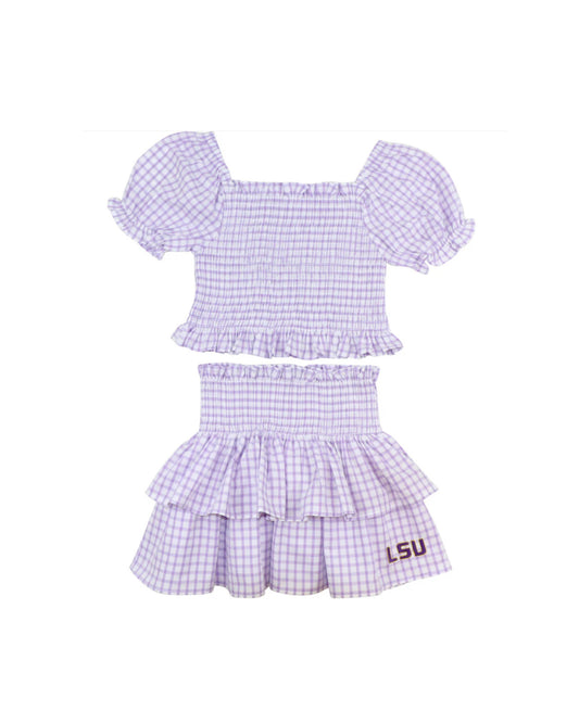 Officially Licensed LSU Skirt Set