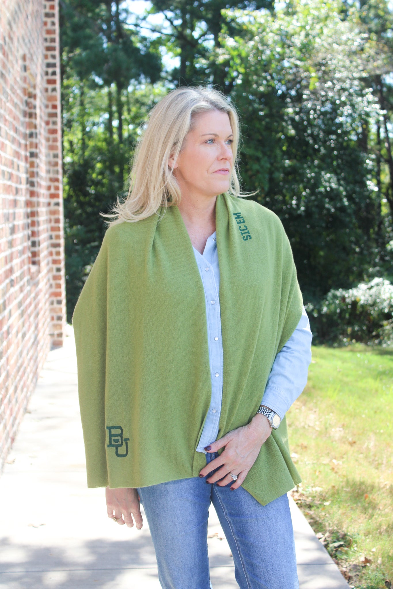 Baylor Bears Collegiate Cashmere Scarf by FOSTER