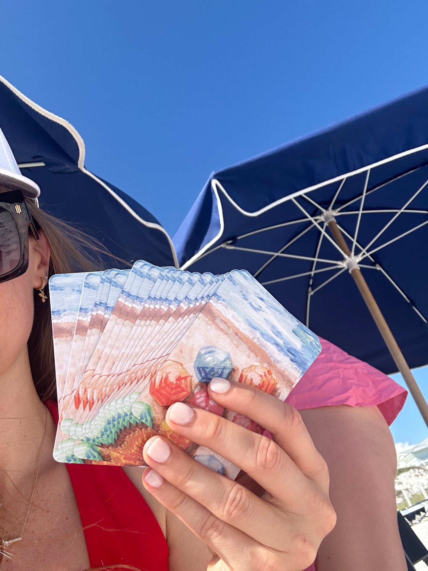 beach playing cards by FOSTER