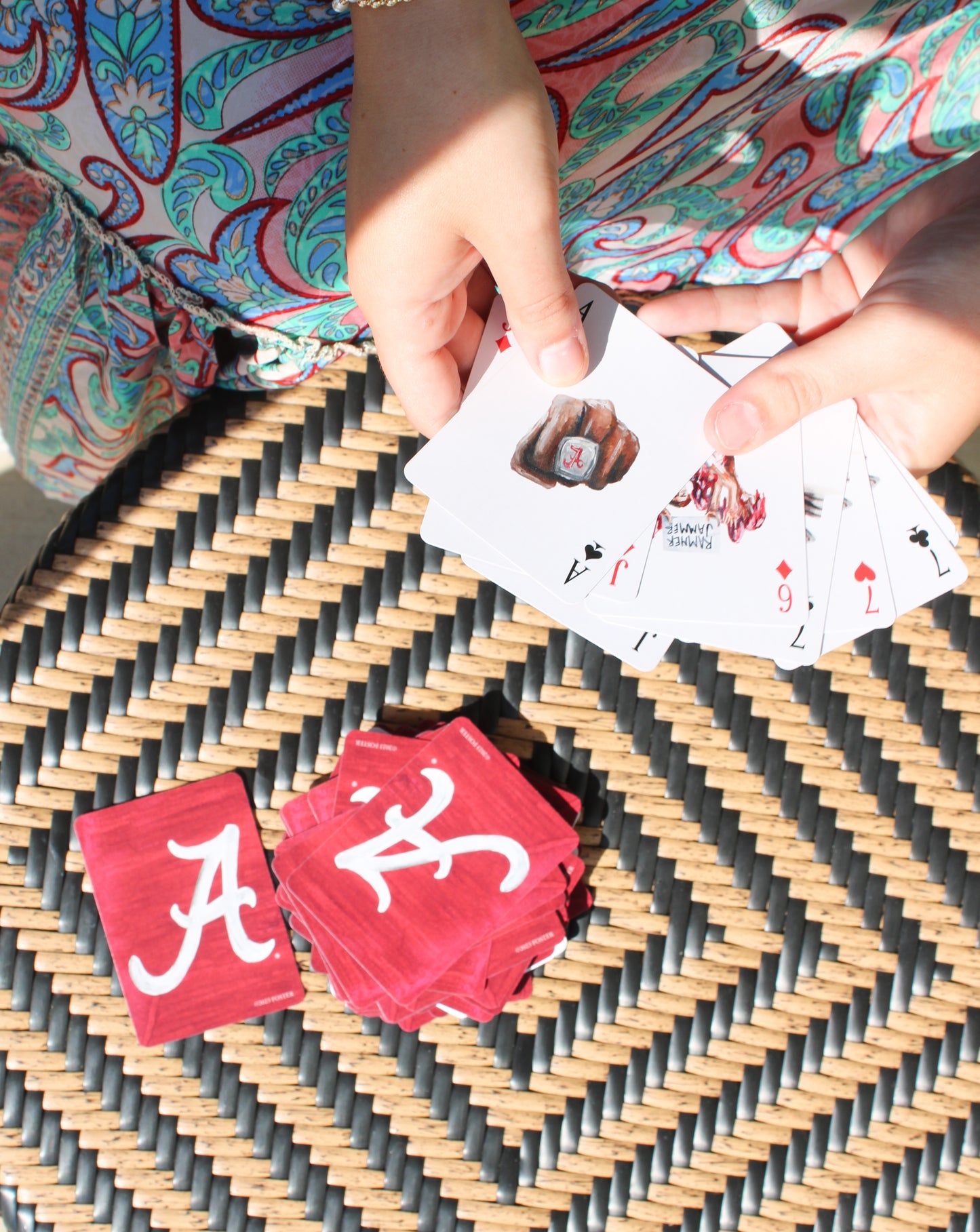 Alabama poker size playing cards perfect for game nights and graduation gifts
