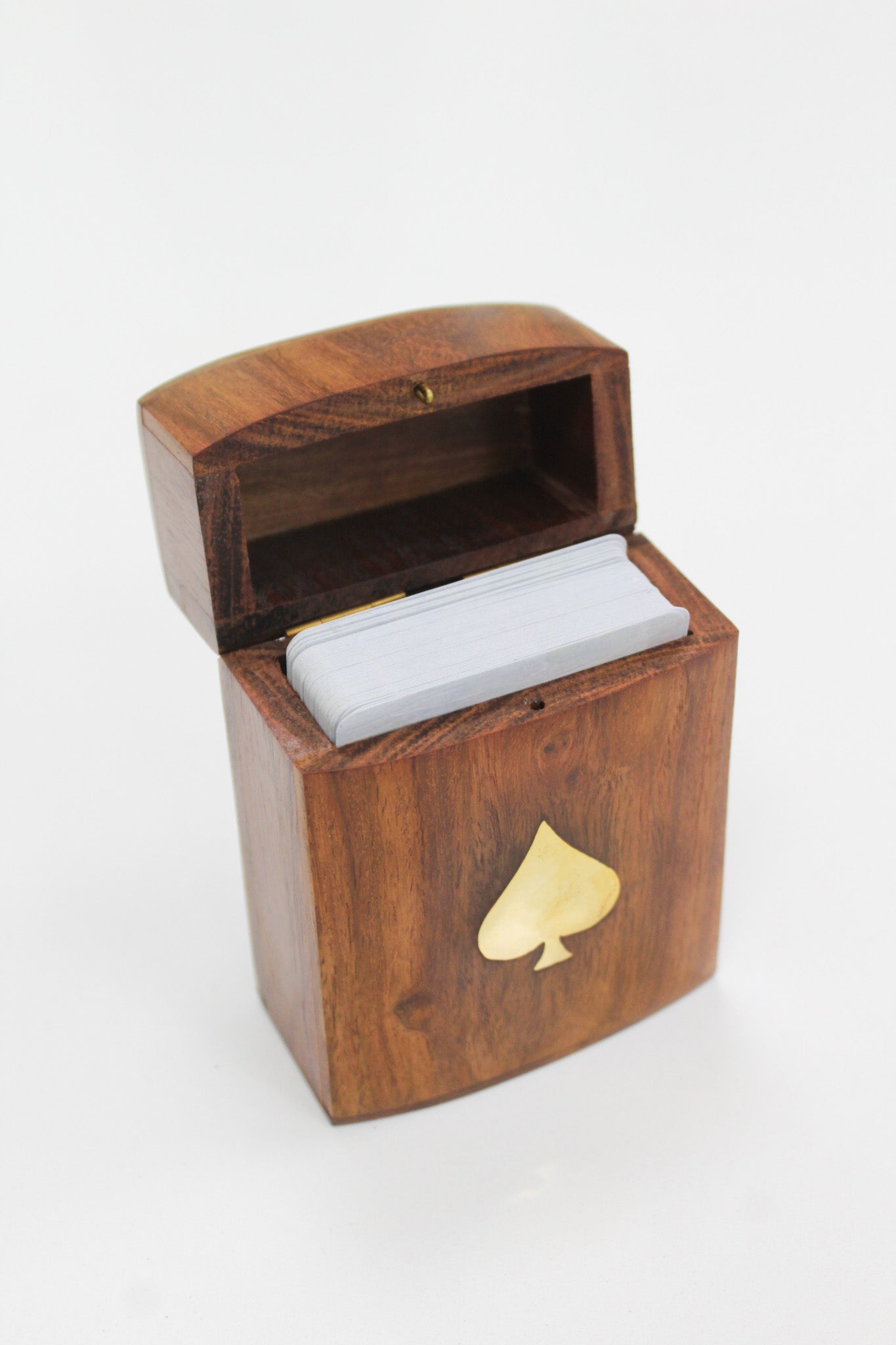 Wooden Playing Card Case