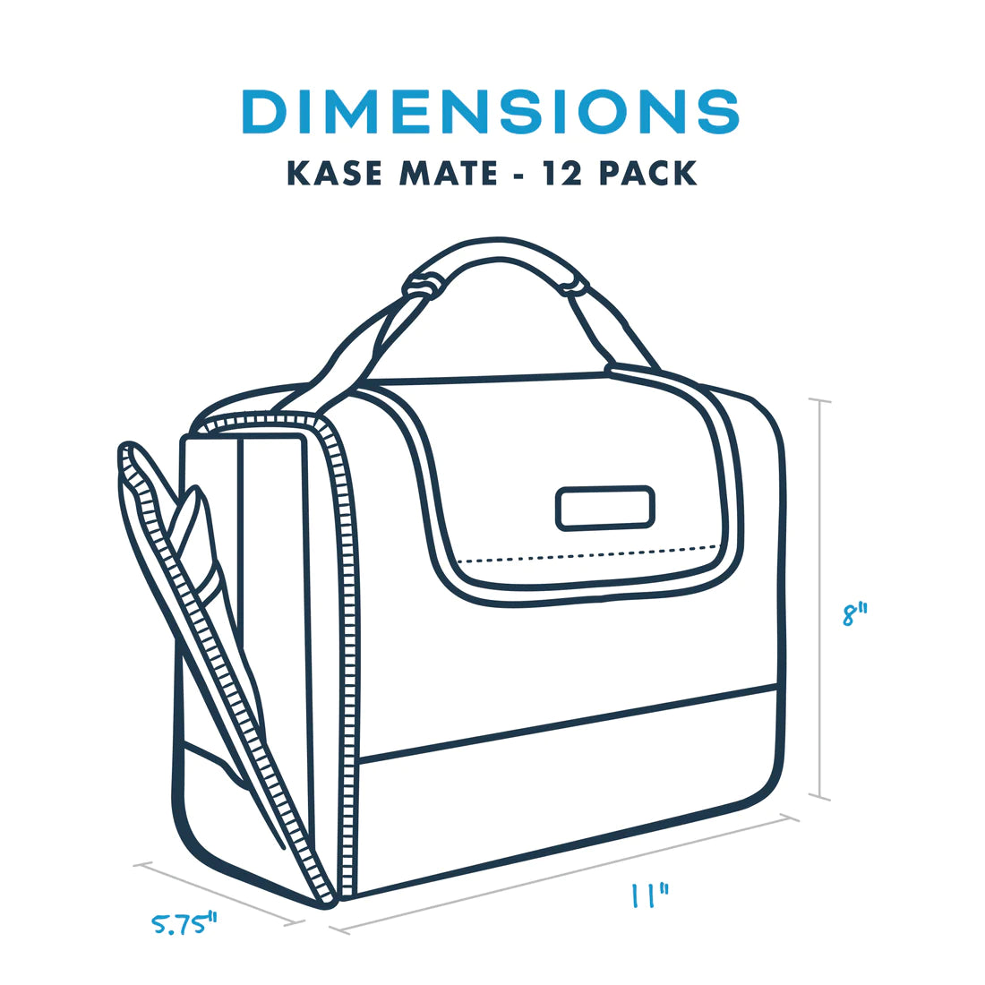 University of Georgia Licensed 12-Pack Kase Mate