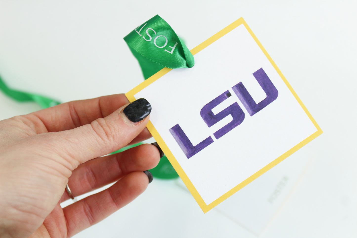 LSU gift tags by FOSTER