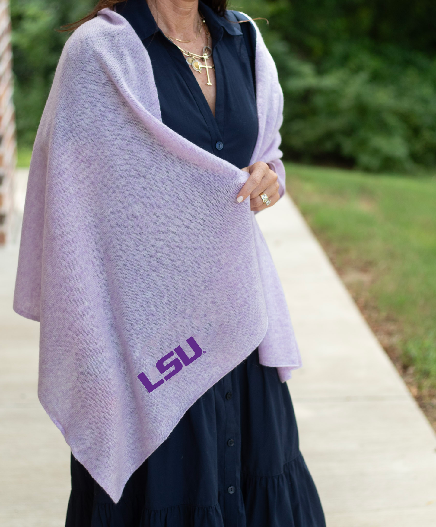 LSU Collegiate Cashmere Scarf by FOSTER