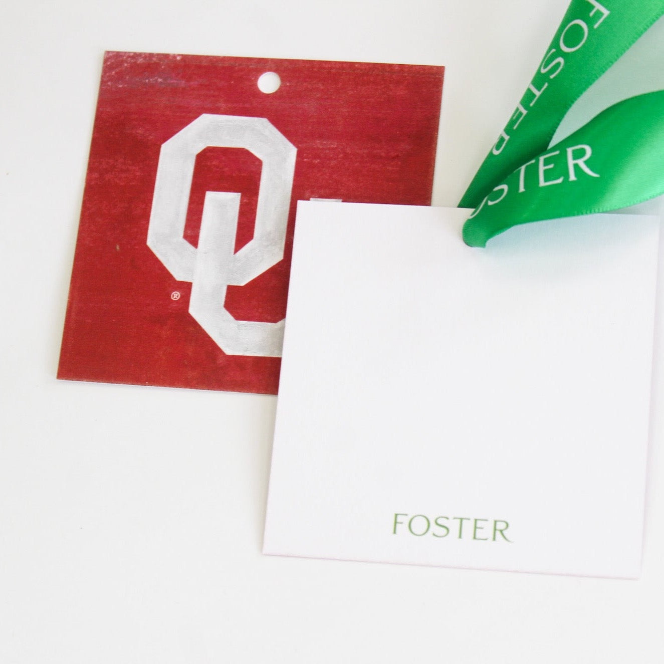 University of Oklahoma (OU) gift tag set by FOSTER