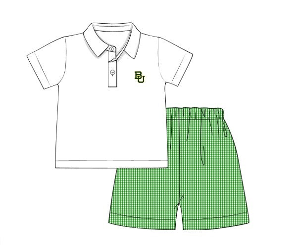 Officially Licensed Baylor Polo Short Set