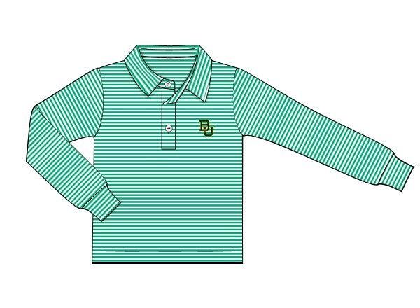 Officially Licensed Knit Baylor Polo Shirt