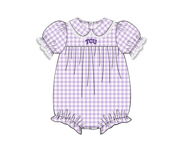 Officially Licensed Knit TCU Girl's Bubble