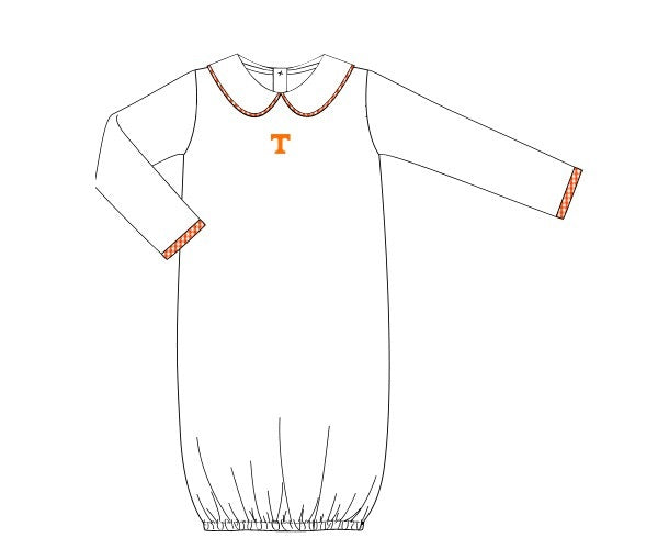 Officially Licensed Knit Tennessee Baby Gown