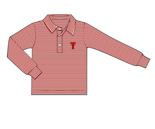 Officially Licensed Knit Texas Tech Polo Shirt