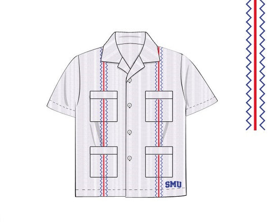 Officially Licensed SMU Guayabera