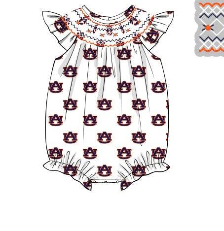 Officially Licensed Smocked Auburn Bubble