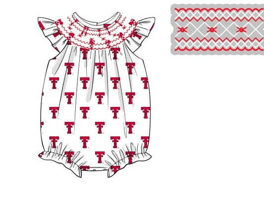 Officially Licensed Smocked Texas Tech Bubble