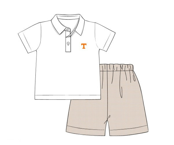 Officially Licensed Tennessee Polo Short Set