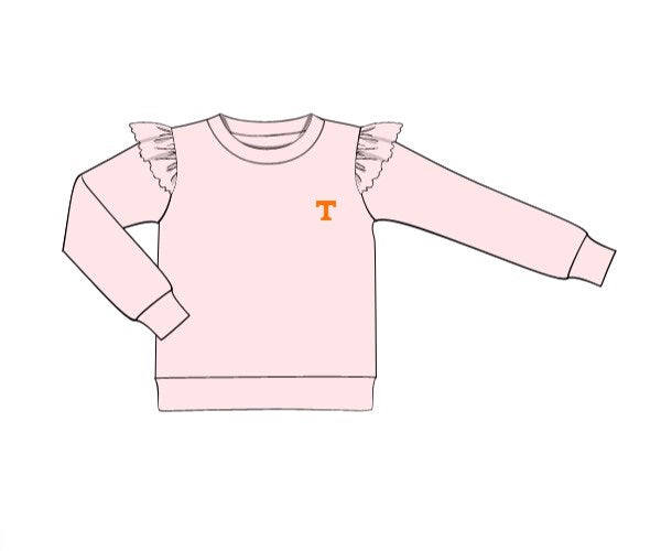 Officially Licensed Tennessee Ruffled Sweatshirt