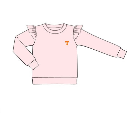 Officially Licensed Tennessee Ruffled Sweatshirt