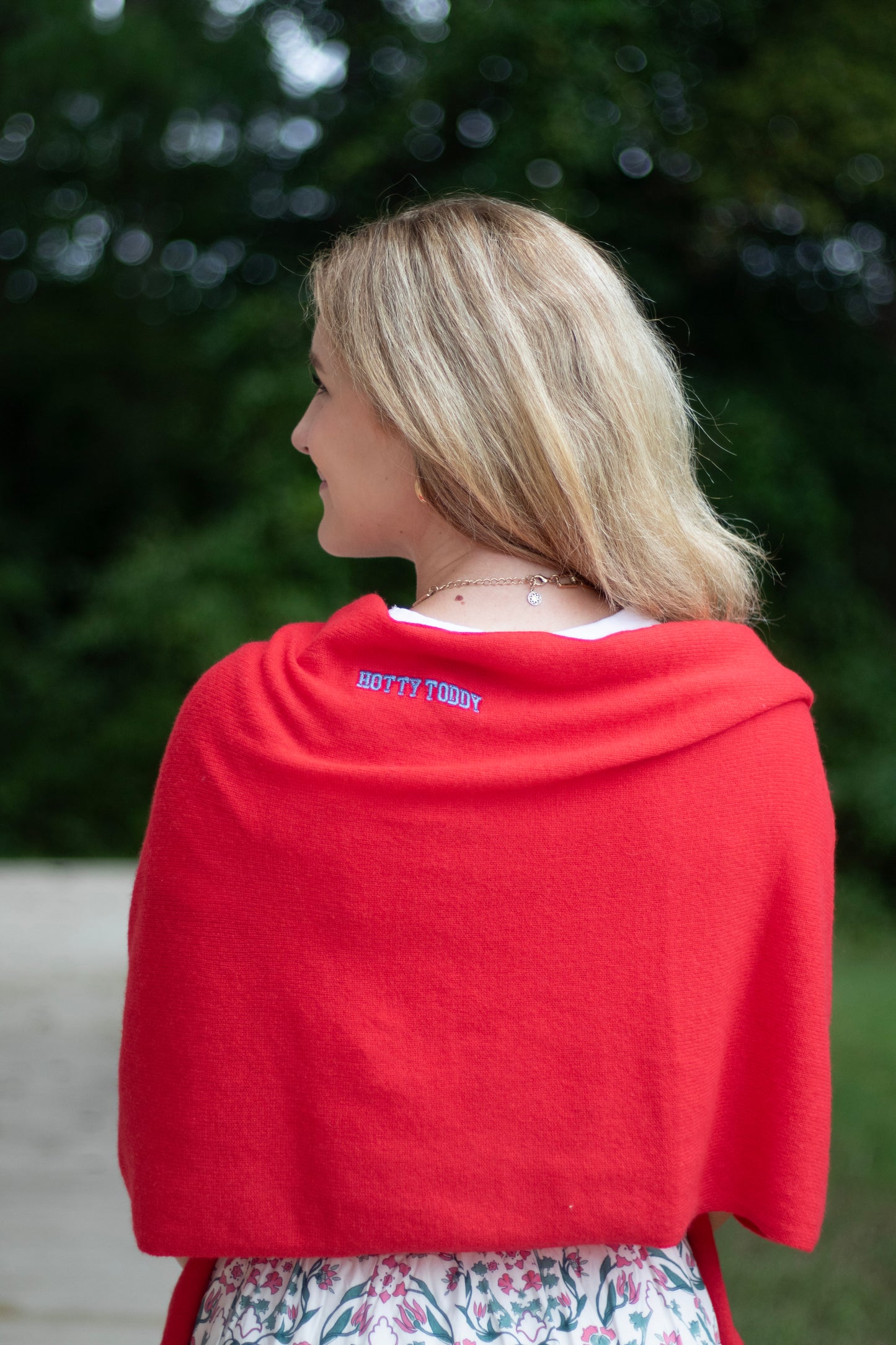 Ole Miss Rebels Collegiate Cashmere Poncho by FOSTER