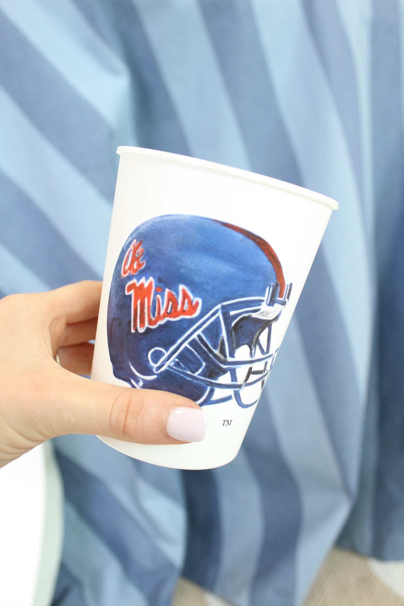 ole miss football reusable cups