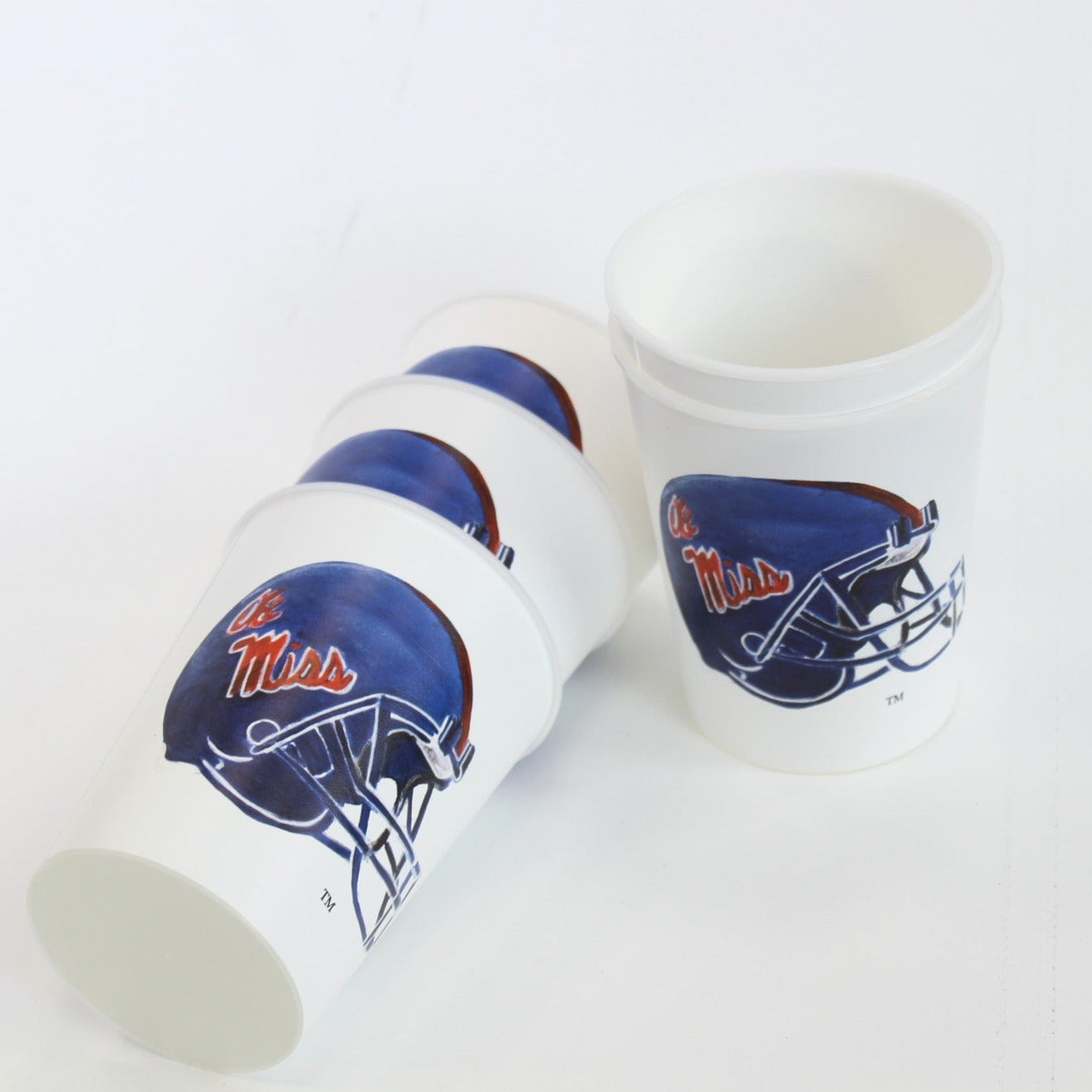 ole miss football tailgate cup set