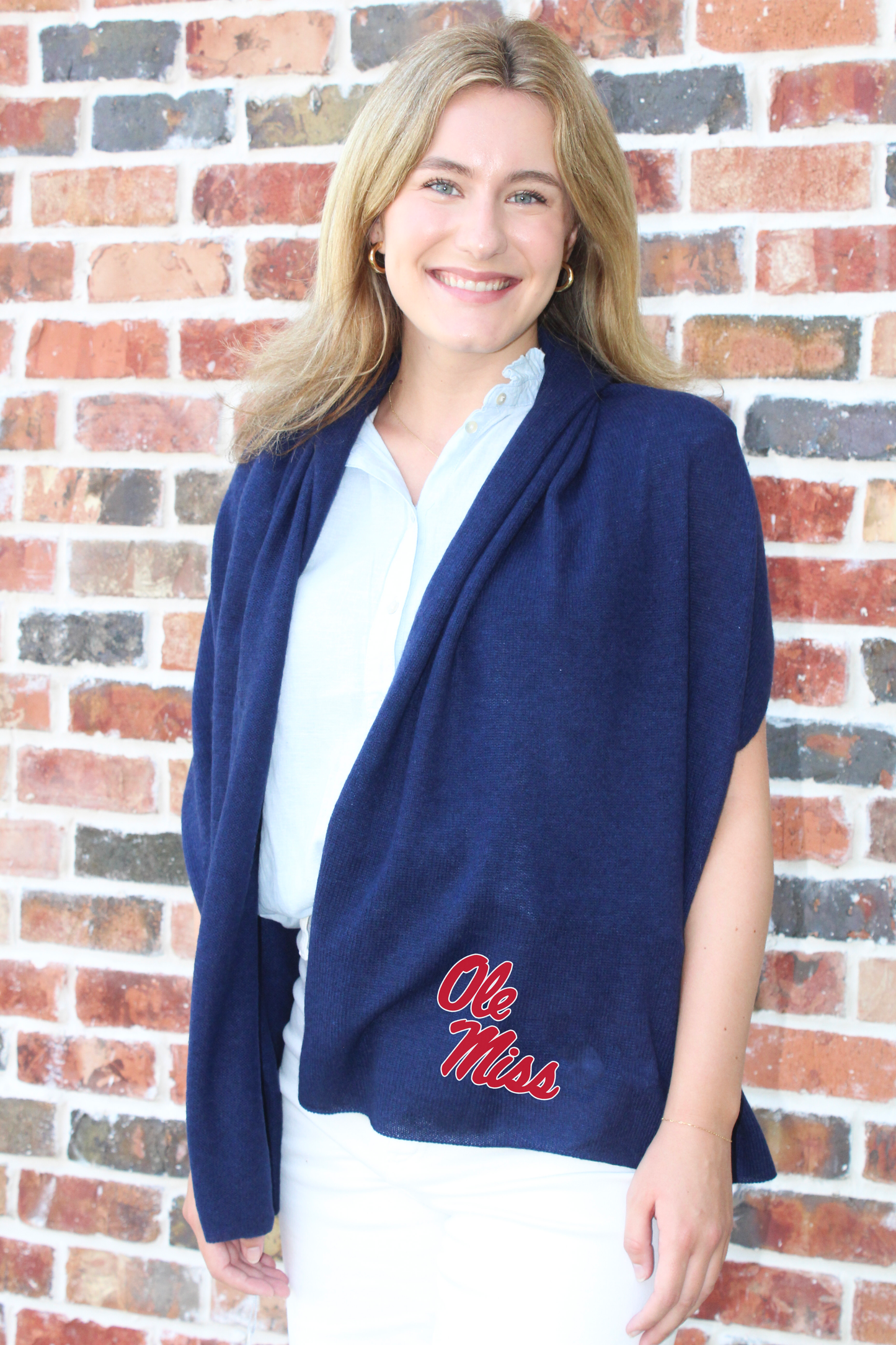 Ole Miss Rebels Collegiate Cashmere Scarf by FOSTER