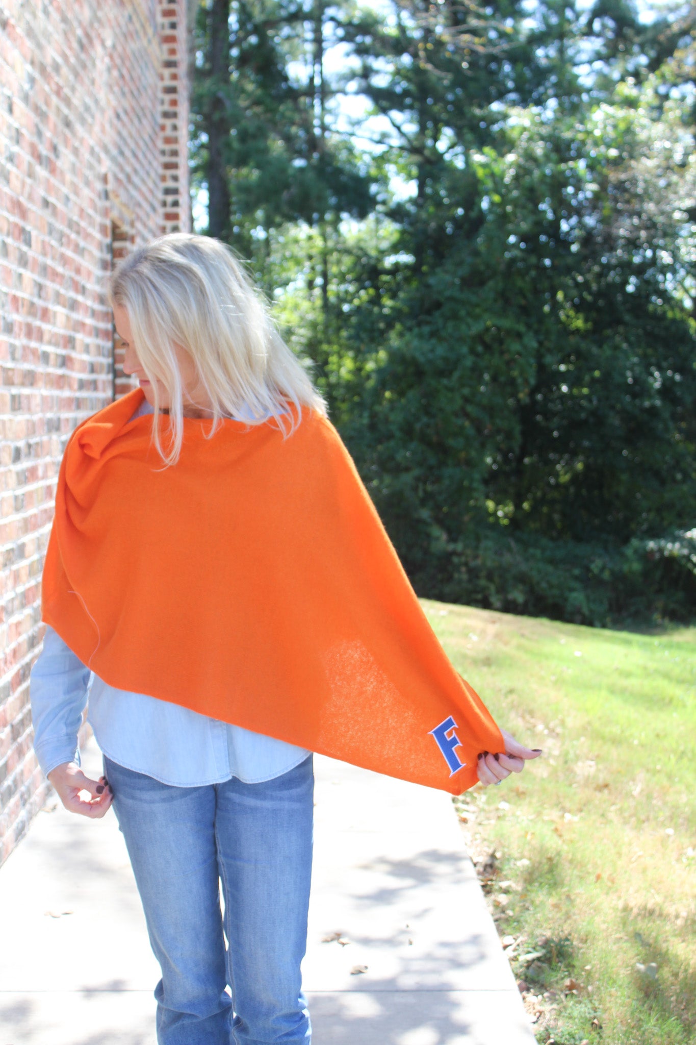 University of Florida Cashmere Poncho by FOSTER