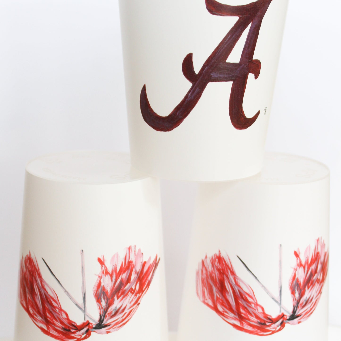 Alabama Spirit Reusable Collegiate Cup Set
