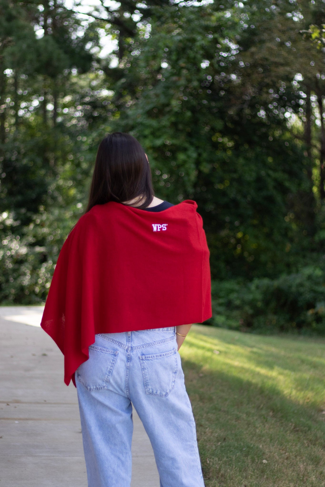 Arkansas Razorback Collegiate Cashmere Poncho by FOSTER