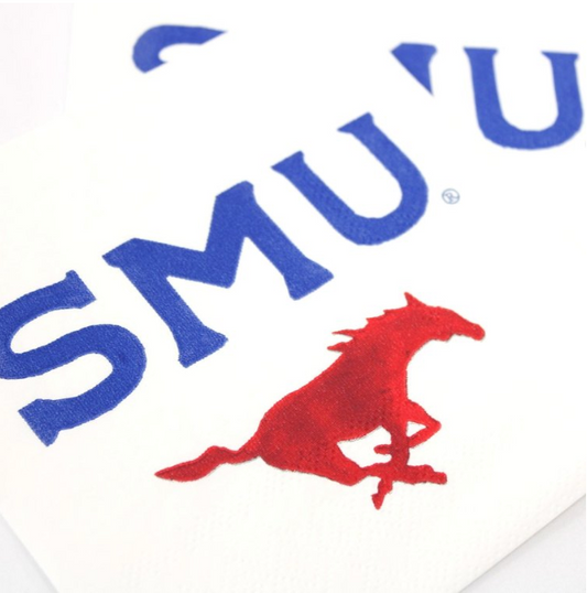 FOSTER SMU mustangs logo paper napkins