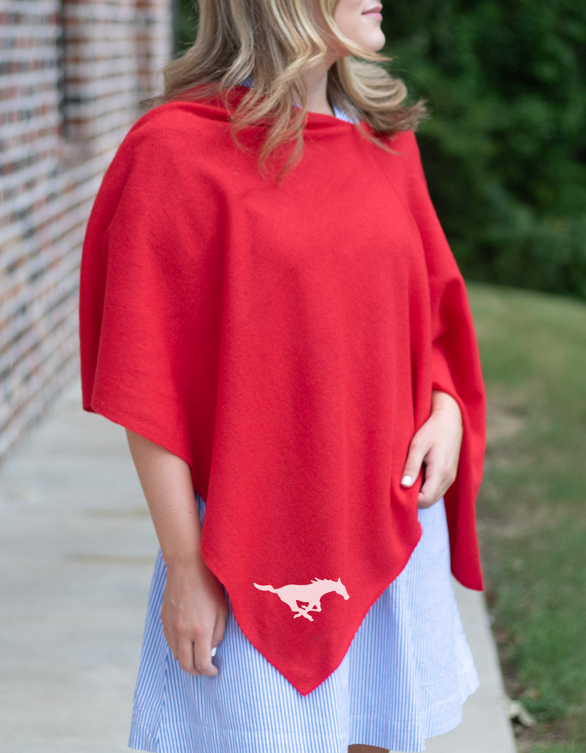 SMU Cashmere Poncho