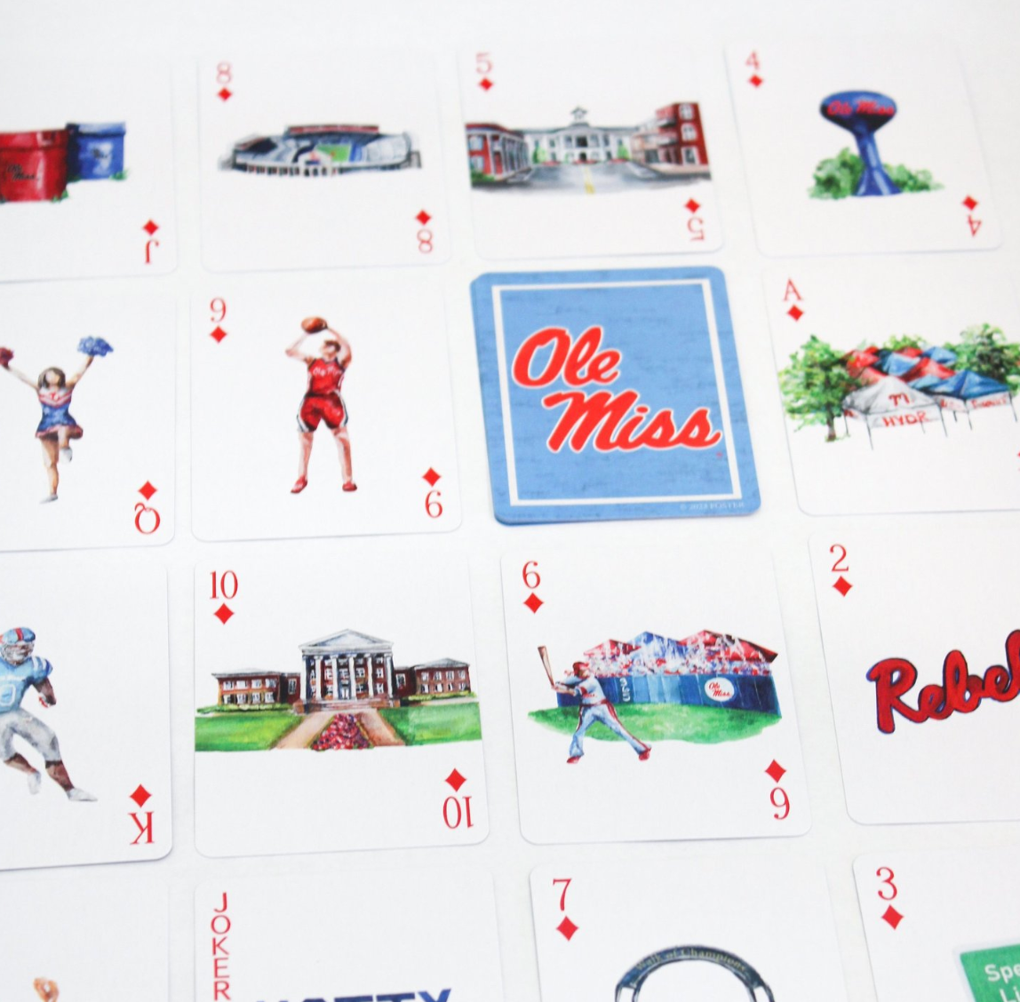 Ole Miss Playing Cards