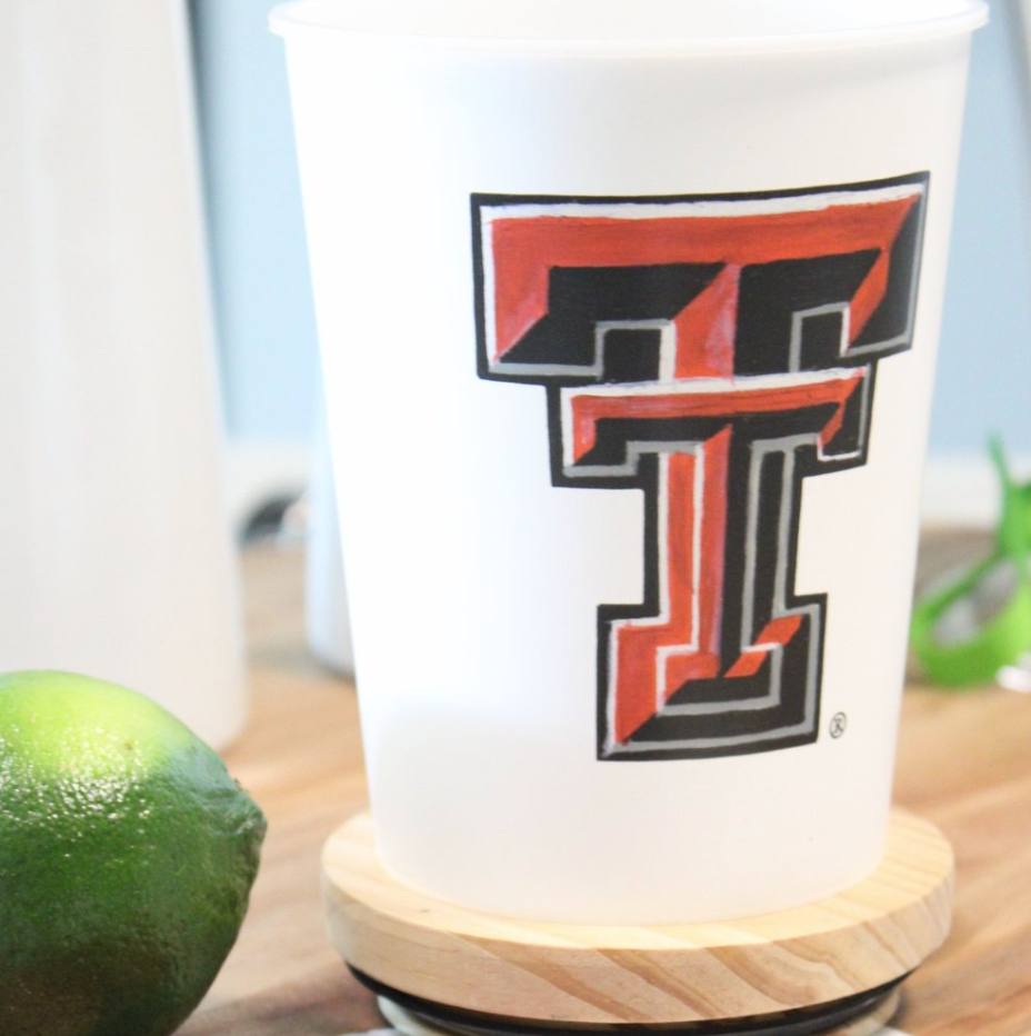 Texas Tech Logo Cup Set