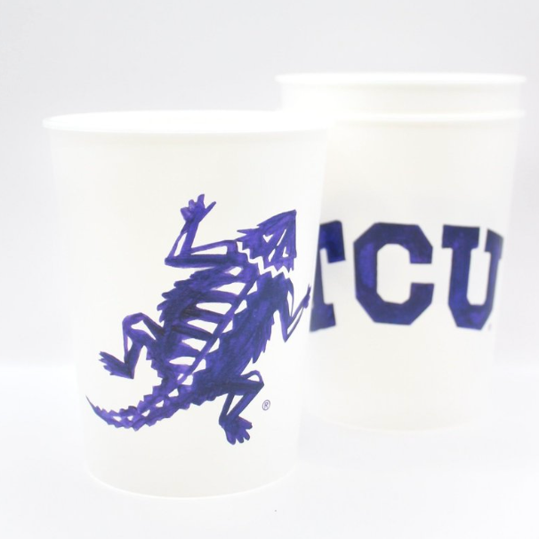 TCU Horned Frogs Cup Set