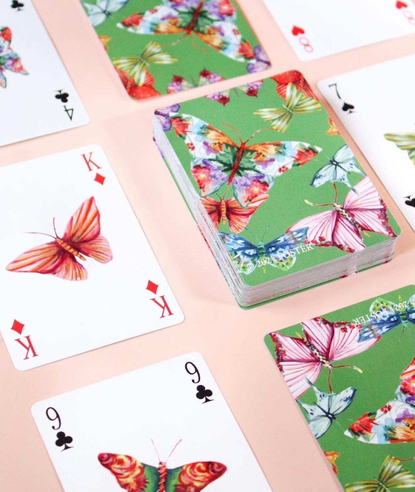 Butterfly playing cards by FOSTER